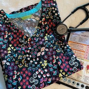 Vera Bradley scrub top.